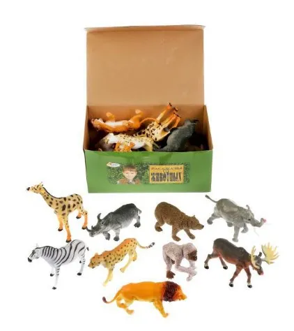 Фигурки диких животных 12,5-20см 128095